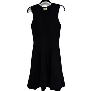 Torn By Ronny Kobo Size L Vivienne‎ Luciana Dress Knit Sleeveless Flare LBD
